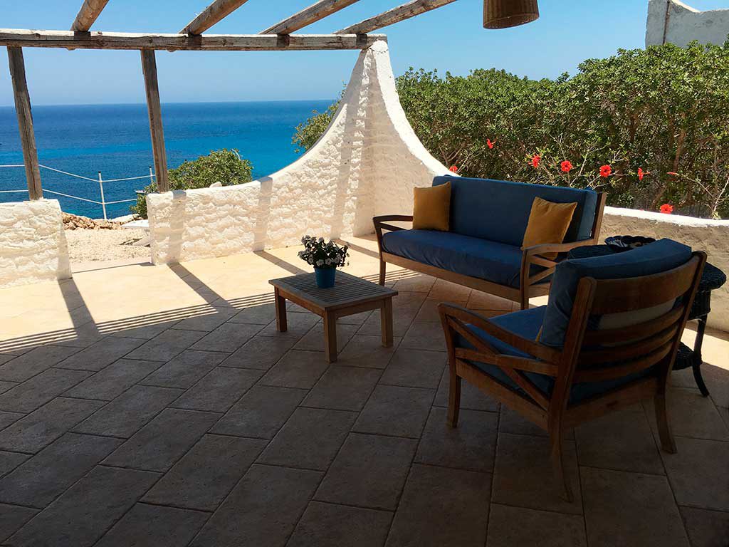 Appartamento con veranda vista sul mare Lampedusa