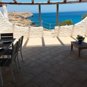 Terrazzo veranda con vista sul mare Lampedusa