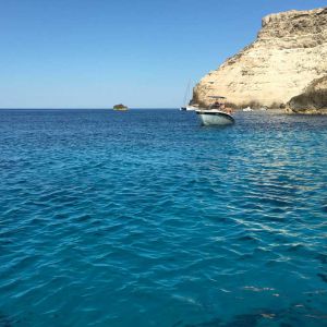 Escursioni in barca all'isola di Lampedusa